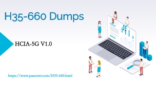 HCIA-5G V1.0 H35-660 Dumps