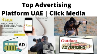 Click Media is Fast and Easy Way of Advertising