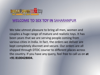 Exclusive Adult Toys In Saharanpur | Call  918100428004