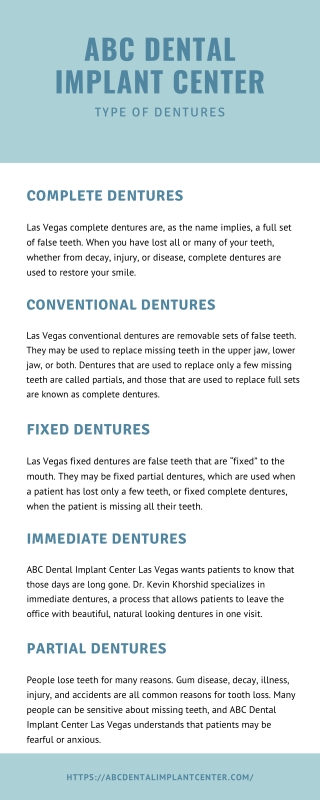 Dental implant center las vegas| ABC Dental Implant Center