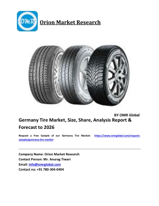 Germany Tire Market Size, Industry Trends, Share and Forecast 2020-2026