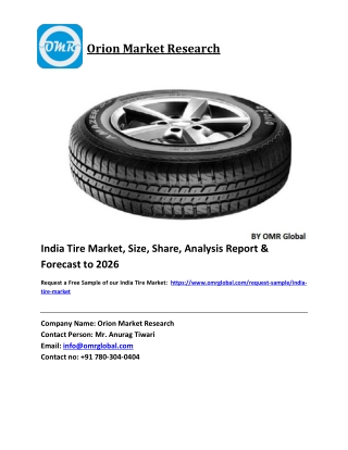 India Tire Market Size, Industry Trends, Share and Forecast 2020-2026