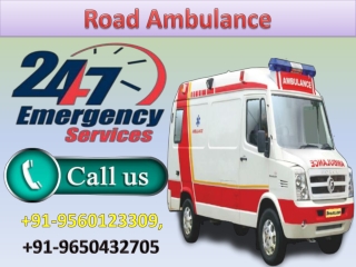 Hire High Class Road Ambulance Service in Kankarbagh and Danapur at Low Cost