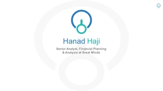 Hanad Haji - Possesses Exceptional Leadership Abilities