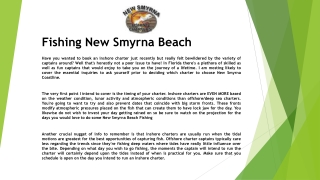 Fishing New Smyrna Beach
