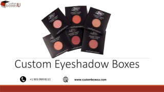 Custom eye shadow packaging with Logo in Texas,USA