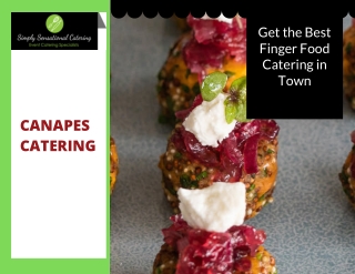 Get the Best Finger Food Catering in Town