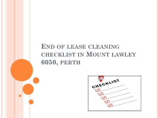 End of lease cleaning in Mount Lawley 6050, Perth