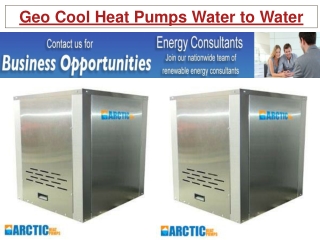 GeoCool Heat Pumps Water to Water