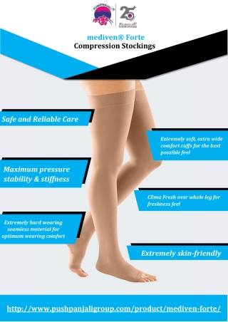 Mediven Forte | Compression stockings for severe venous disorders | Pushpanjali medi India Pvt Ltd