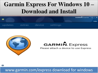 Garmin Express For Windows 10 – Download and Install