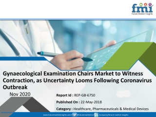 Gynaecological Examination Chairs Market to Witness Contraction, as Uncertainty Looms Following Coronavirus Outbreak