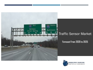 Traffic Sensor Market to be Worth US$744.637 million by 2024
