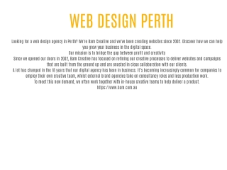 Web Design Perth