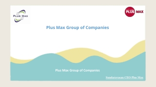 Plus Max Group of Companies