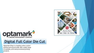 Buy Custom digital full color die cut - Optamark