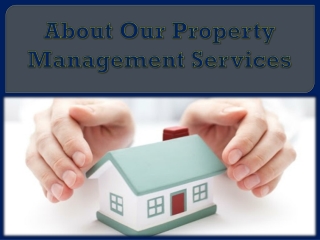 About Our Property Management Services