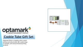 Buy Custom 3 way cookii tube gift set - Optamark