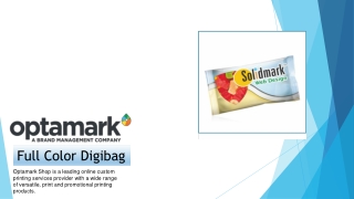 Buy Custom full color digibag - Optamark