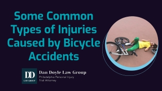 Some Common Types Of Injuries Caused By Bicycle Accidents