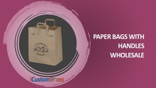 Get 40% Discount On Paper Bags With Handles In USA & Canada