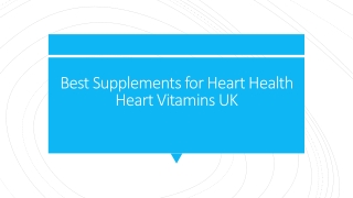 Best Supplements for Heart Health | Heart Vitamins UK - kwaiheartcare.co.uk