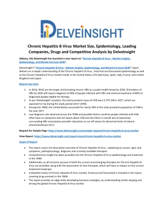 Chronic Hepatitis B Virus Market Size, Epidemiology, Leading Companies, Drugs and Competitive Analysis by DelveInsight