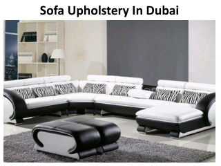 Sofa Upholstery In Dubai