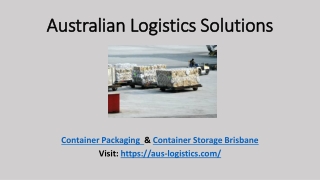 Container storage Brisbane