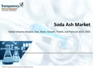 Soda Ash Market - Global Industry Analysis and Forecast 2023