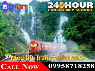 Get Medilift Train Ambulance in Varanasi and Gorakhpur for Incomparable Services