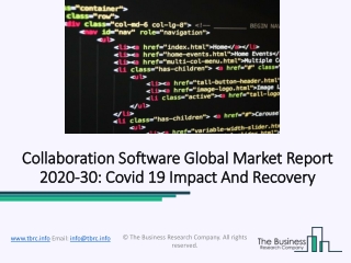 Collaboration Software Market Opportunities, Comprehensive Research Growth Analysis Till 2030