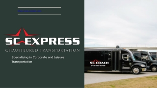 SC Express Charleston - Best Transportation Service in USA