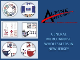 Alpine Net Corp NJ | General Merchandise Wholesalers in New Jersey