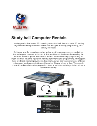 Computer Equipment Rentals New Orleans | Miteyav.com