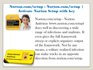 Norton.com/setup - Norton.com/setup | Activate Norton Setup with key