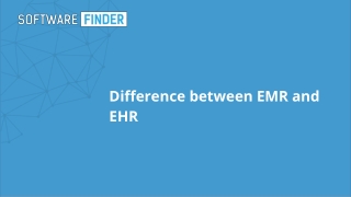 Difference between EMR and EHR