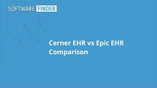 Cerner EHR vs Epic EHR Comparison