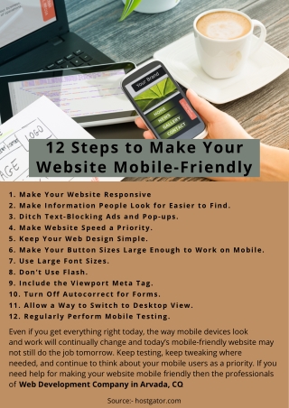 12 Steps to Make Your Website Mobile-Friendly