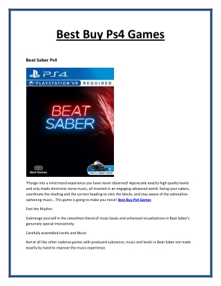 Best Buy Ps4 Games