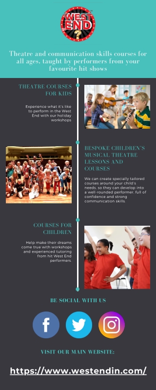 Theatre Courses for Kids