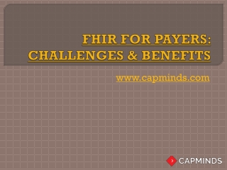 FHIR For Payers