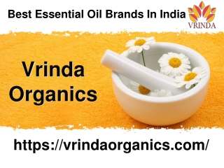 Best Essential Oil Brands In India