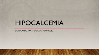 Hipocalcemia