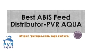 Best ABIS Feed Distributor-PVR AQUA