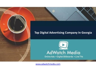 Top Digital Advertising Company In Georgia