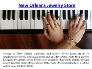 New Orleans Jewelry Store