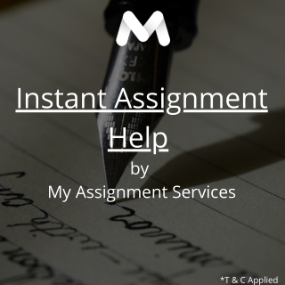Instant Assignment Help by My Assignment Services