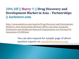 20% Off | Aarkstore.com || Drug Discovery and Development M