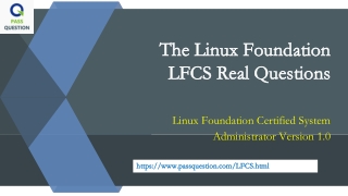 Linux Foundation Certified System Administrator (LFCS) Exam Questions